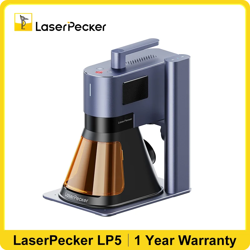 Industrial Laser Engraver - LaserPecker 20 ワットデュアルレーザー彫刻機 LP5 ミニポータブルファイバー彫刻機 8K