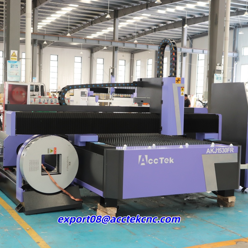 Industrial Laser Price - 低価格ファイバーレーザー切断機、回転装置付きガントリー式自動機、工業用鋼鉄・アルミ板加工用