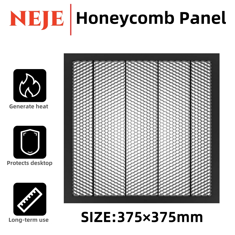Honeycomb Laser Bed - NEJE ハニカムレーザーベッド 375×375mm は、LONGER Ray5 などのあらゆるブランドのレーザー彫刻機に適しています。