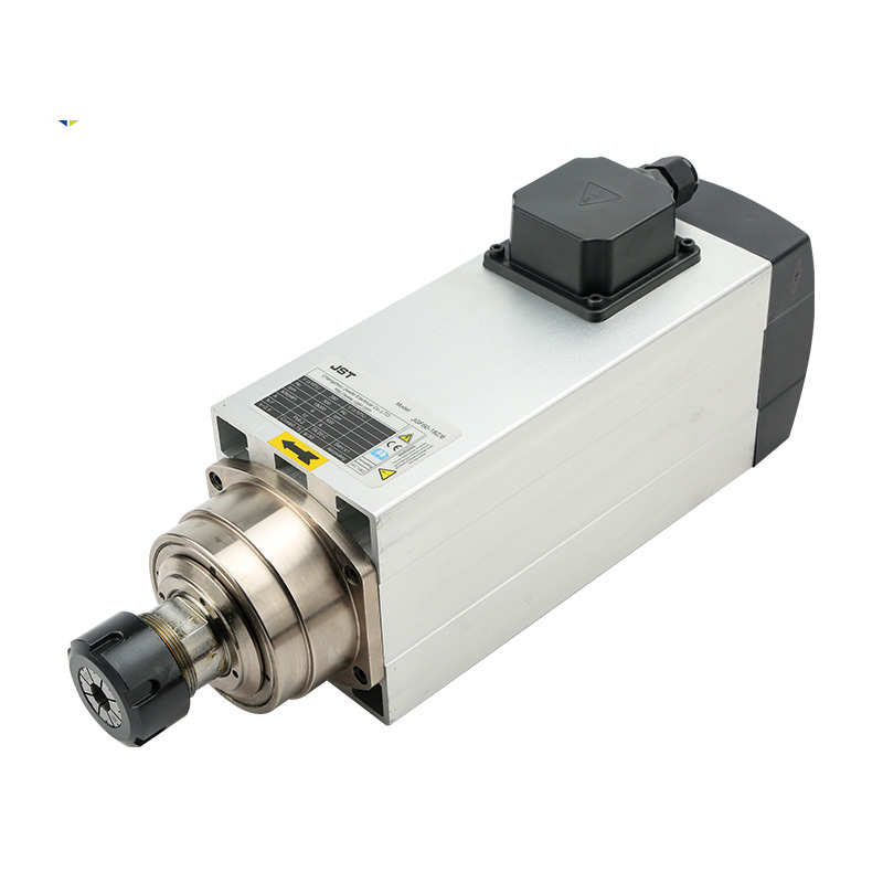 Cnc Spindle Motor - ジェスター 6.0KW 角型エア冷却スピンドルモーター。4軸ベアリングによる高精度加工。CNC木工機械用。