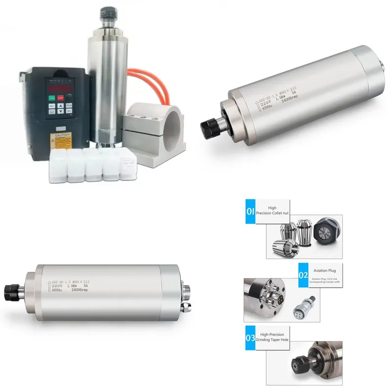 2026 HOTラウンドタイプ65mm 80mm 24000 - Cnc Spindle Motor のレビューと価格