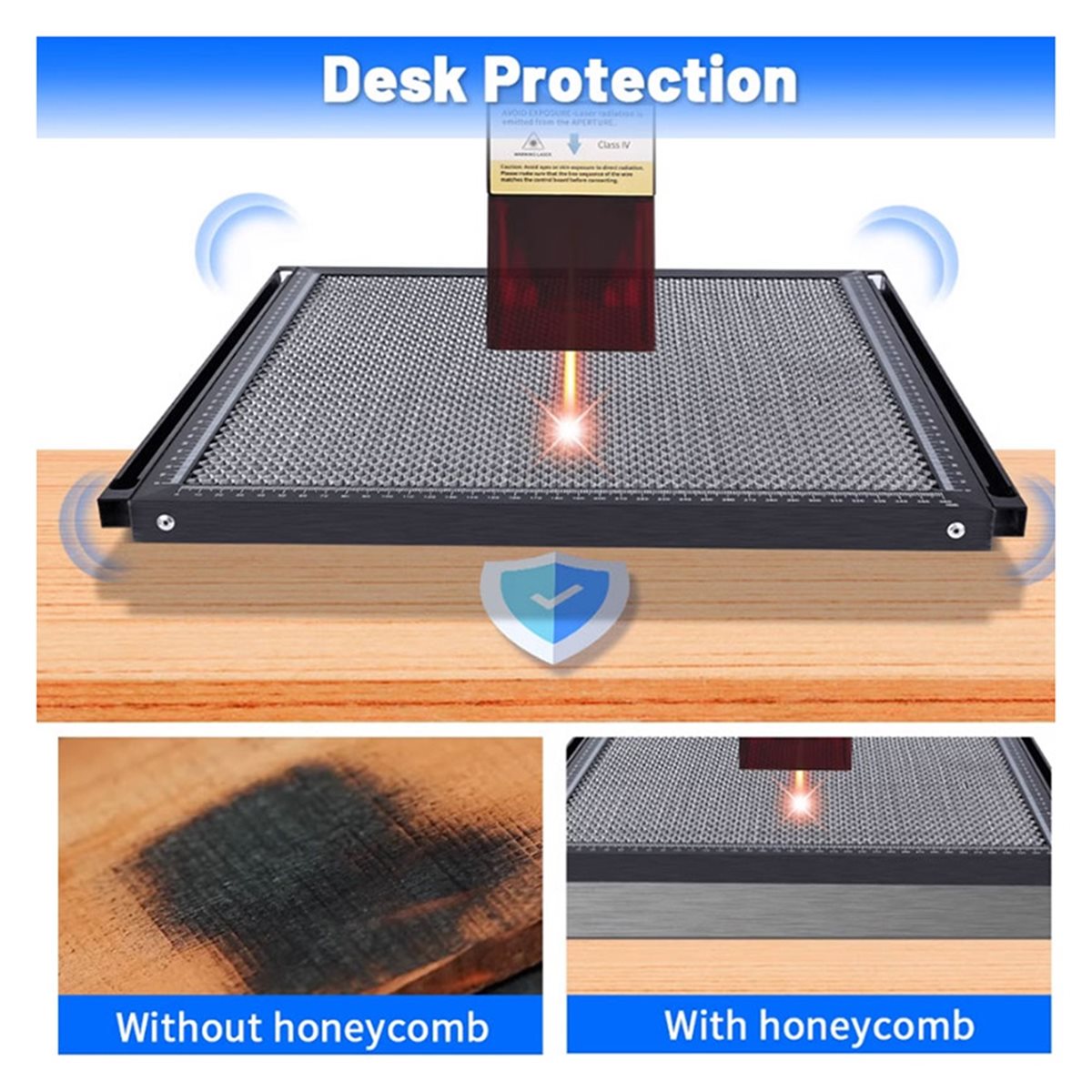 レーザーハニカム作業台 レーザー彫刻機用 300x200mm - Honeycomb Laser Bed のレビューと価格