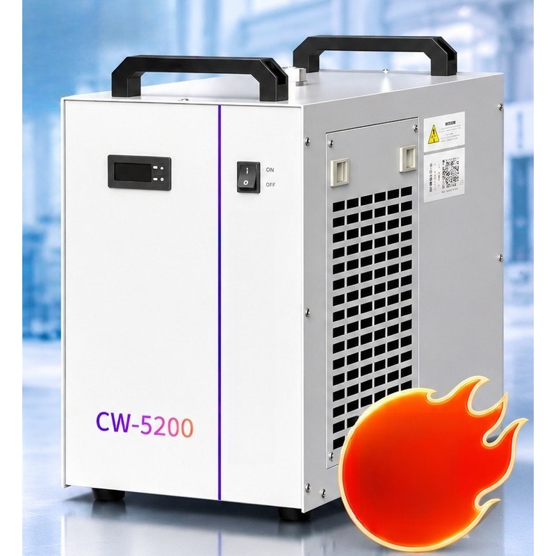 産業用チラーCW5200。小型循環式冷却装置で、レーザー切断 - Laser Industrial Chiller のレビューと価格