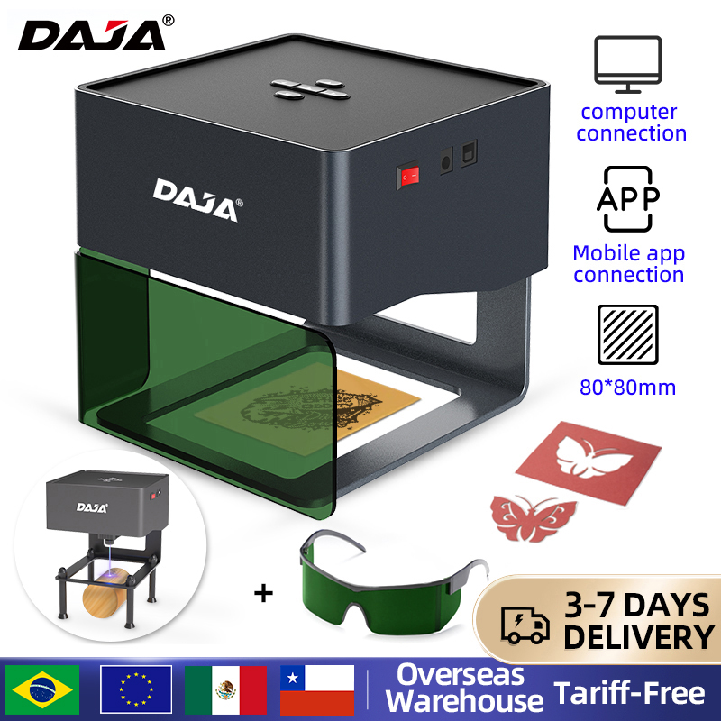 DAJA DJ6 ミニポータブルレーザー彫刻 Diy Blu - Laser Marking Machine のレビューと価格